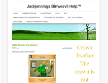 Tablet Screenshot of jackjenningsbinweevilhelp.weebly.com