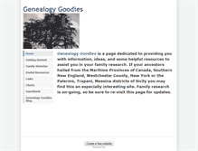 Tablet Screenshot of genealogygems.weebly.com