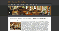 Desktop Screenshot of 1699shawniganmillbay.weebly.com