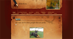 Desktop Screenshot of clubk9.weebly.com