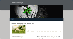 Desktop Screenshot of hudsonmassage.weebly.com