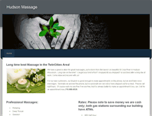 Tablet Screenshot of hudsonmassage.weebly.com