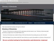 Tablet Screenshot of bigdirectorylist.weebly.com