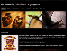 Tablet Screenshot of msschoenfeldela.weebly.com