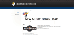 Desktop Screenshot of newmusicdownlods.weebly.com