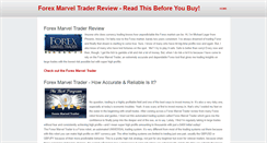 Desktop Screenshot of forex-marvel-trader--review.weebly.com