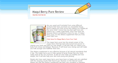 Desktop Screenshot of maqui-berry-pure-free-trial.weebly.com