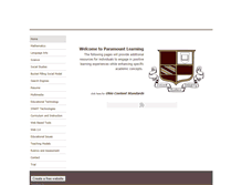 Tablet Screenshot of paramountlearning.weebly.com