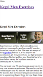 Mobile Screenshot of kegelmen.weebly.com