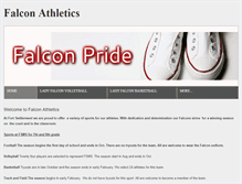 Tablet Screenshot of falconathletics.weebly.com