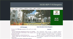 Desktop Screenshot of igcse-ibdp-iis-bangalore.weebly.com