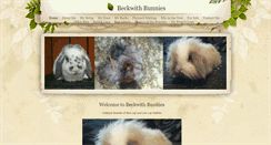 Desktop Screenshot of beckwithbunnies.weebly.com