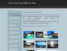 Tablet Screenshot of greece-sea-front-villas-for-sale.weebly.com