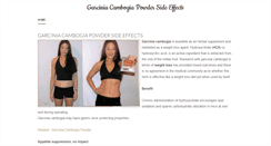 Desktop Screenshot of garcinia-cambogia-powder-side-effects.weebly.com
