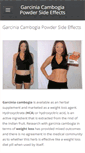 Mobile Screenshot of garcinia-cambogia-powder-side-effects.weebly.com