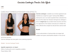 Tablet Screenshot of garcinia-cambogia-powder-side-effects.weebly.com