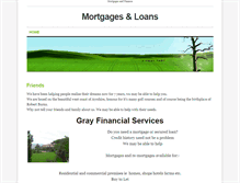 Tablet Screenshot of grayfinancialservices.weebly.com