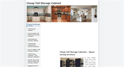 Desktop Screenshot of cheaptallstoragecabinet.weebly.com