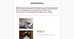Desktop Screenshot of phillyweddingforsale.weebly.com