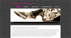 Desktop Screenshot of halfassedhousewife.weebly.com