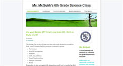 Desktop Screenshot of msmcguirk.weebly.com