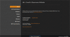 Desktop Screenshot of crooksclassroom.weebly.com