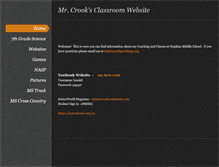 Tablet Screenshot of crooksclassroom.weebly.com