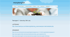 Desktop Screenshot of monykenglish.weebly.com