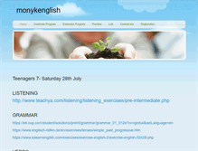 Tablet Screenshot of monykenglish.weebly.com