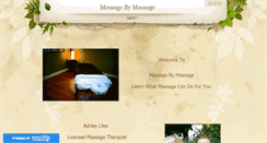 Desktop Screenshot of messagebymassage.weebly.com