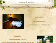 Tablet Screenshot of messagebymassage.weebly.com