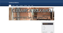 Desktop Screenshot of ceramicamaximo.weebly.com