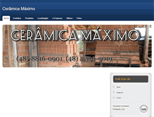 Tablet Screenshot of ceramicamaximo.weebly.com