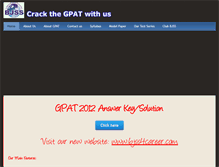 Tablet Screenshot of gpat2012.weebly.com