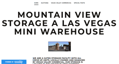 Desktop Screenshot of mountainviewstorage.weebly.com