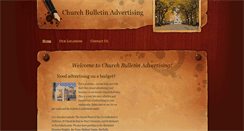 Desktop Screenshot of churchbulletin.weebly.com