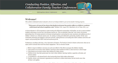 Desktop Screenshot of family-teacherconferencetips.weebly.com