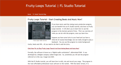 Desktop Screenshot of flstudiotutorial.weebly.com