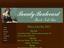 Tablet Screenshot of beautyboulevard.weebly.com