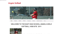 Desktop Screenshot of angelssoftball.weebly.com
