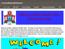 Tablet Screenshot of mrscanfieldsallstarteam.weebly.com