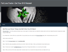 Tablet Screenshot of fatlossfactorsrebate.weebly.com