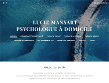 Tablet Screenshot of luciemansartpsychologuedomicile.weebly.com