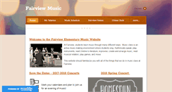 Desktop Screenshot of fairviewmusic.weebly.com
