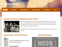Tablet Screenshot of fairviewmusic.weebly.com