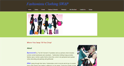 Desktop Screenshot of fashionistaclothingswap.weebly.com