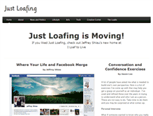 Tablet Screenshot of justloafing.weebly.com