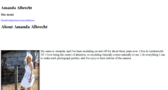 Desktop Screenshot of amandaalbrecht.weebly.com