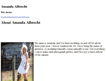 Tablet Screenshot of amandaalbrecht.weebly.com