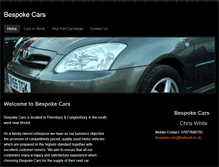 Tablet Screenshot of bespoke-cars.weebly.com